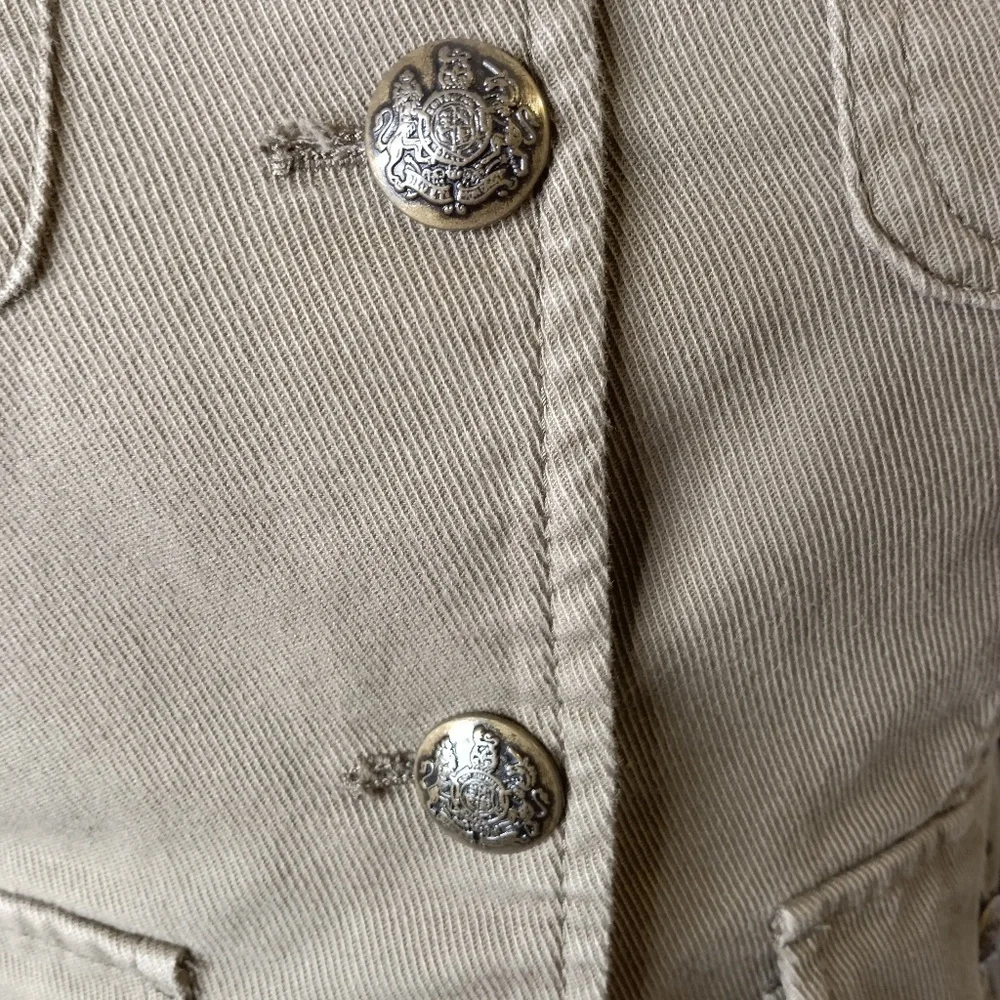 BANANA REPUBLIC Utility Jacket Sz 00P - Picture 8 of 10